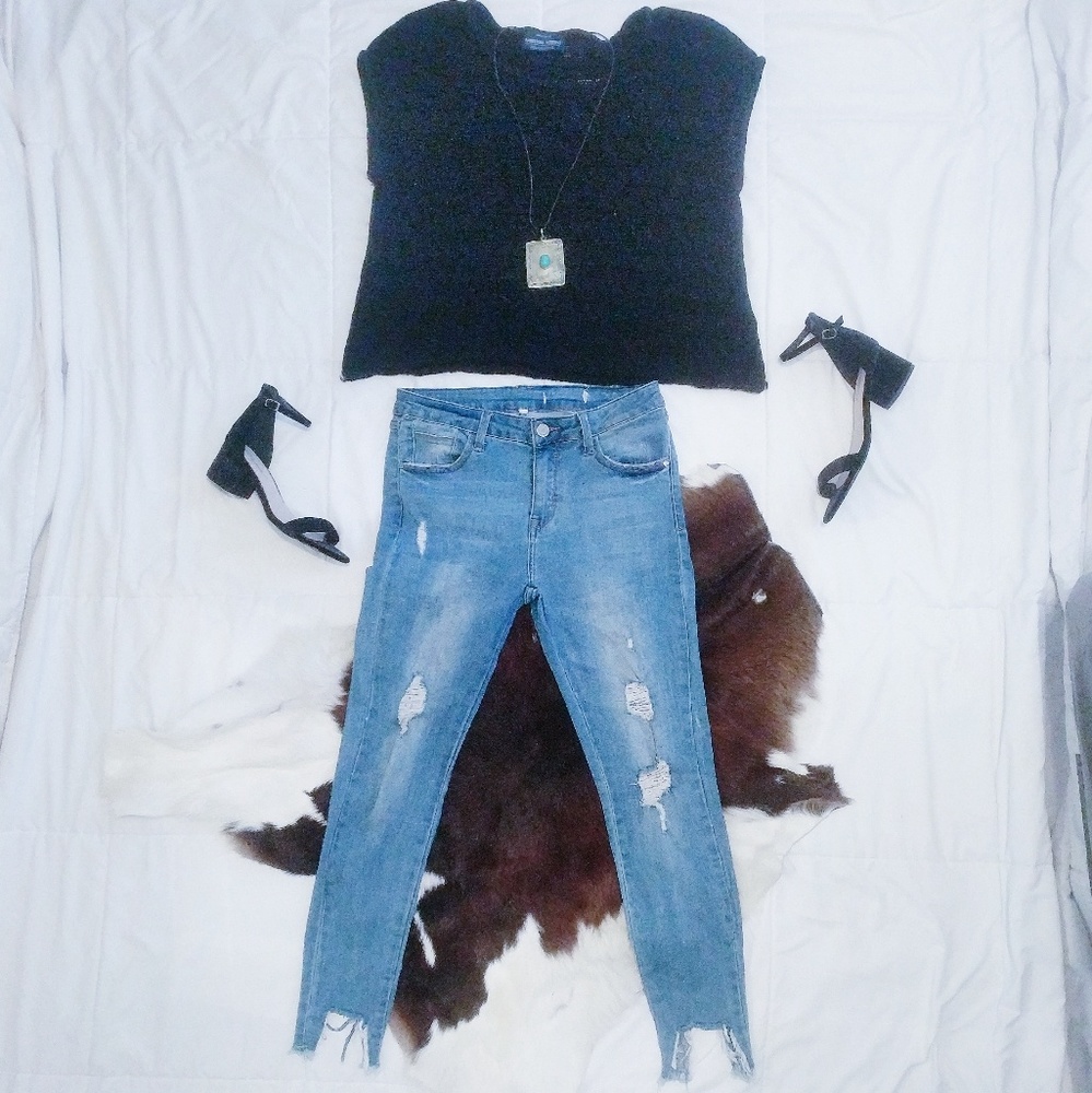 American Apparel Cable-Knit Sweater